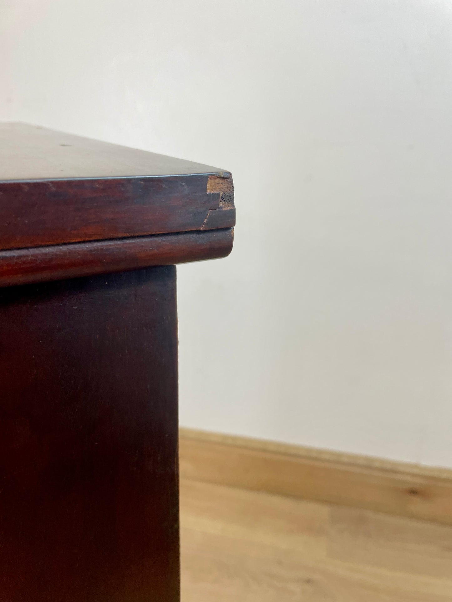 Antique Slim Wellington Chest – Victorian Mahogany Storage Drawers