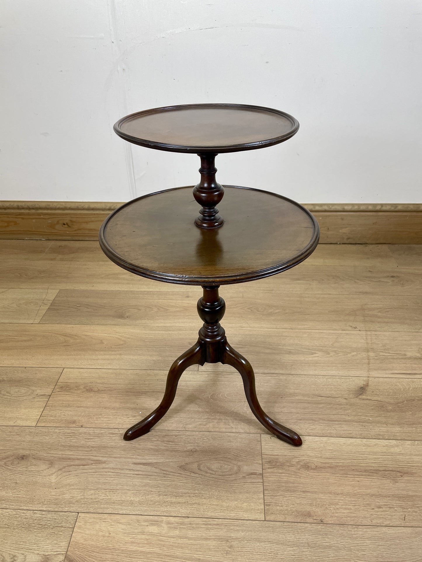 antique-small-dumbwaiter-mahogany-side-table
