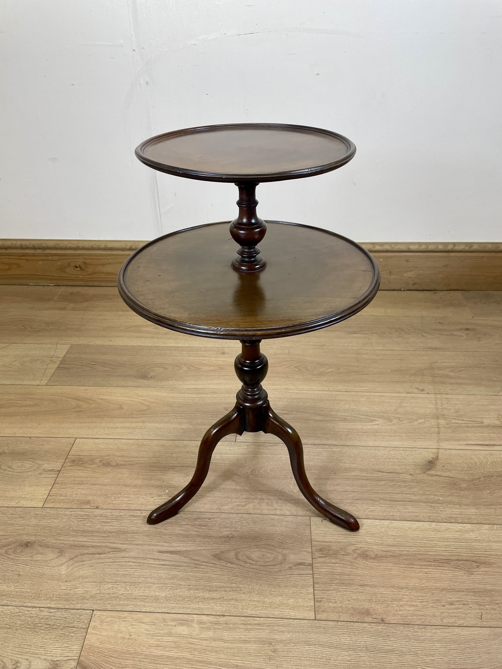 antique-small-dumbwaiter-mahogany-side-table