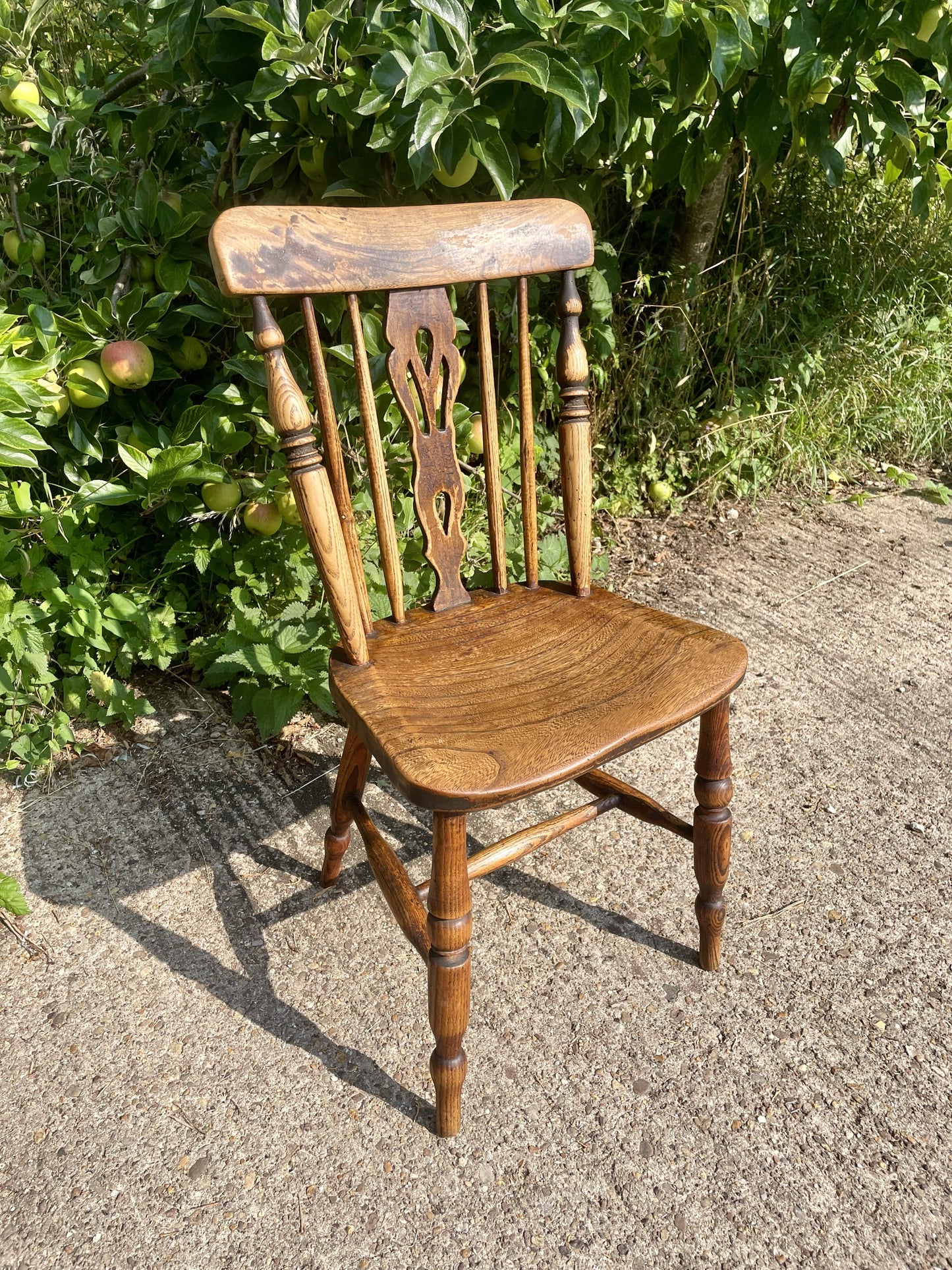 antique wooden farmhouse kitchen chair