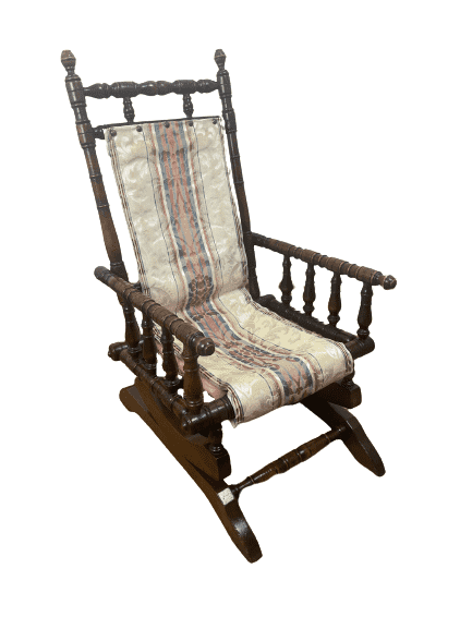 Enchanting Tradition: Victorian Antique Rocking Chair for Little Ones