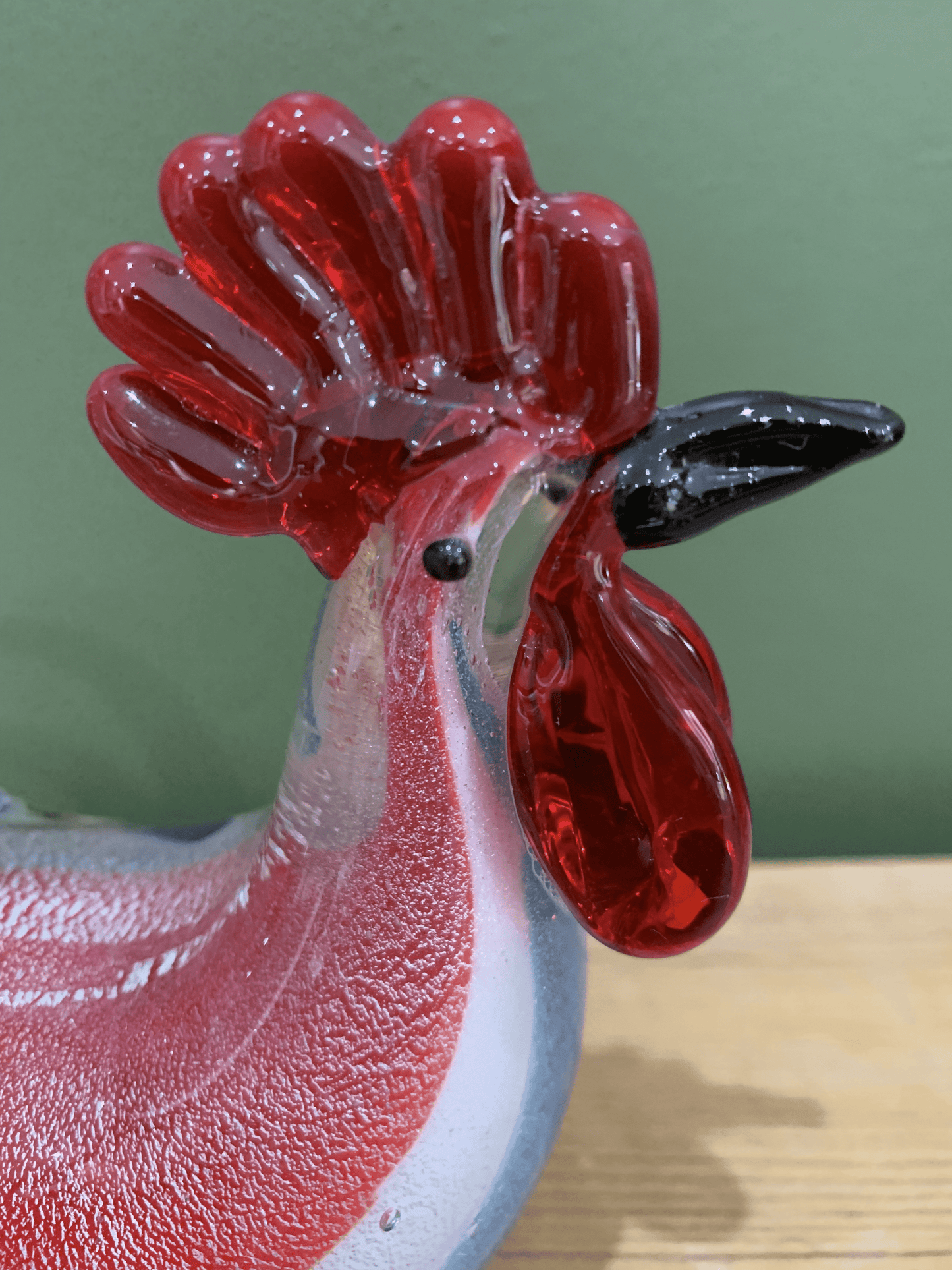 Murano Glass Cockerel - Exquisite Artistry in Vibrant Glass