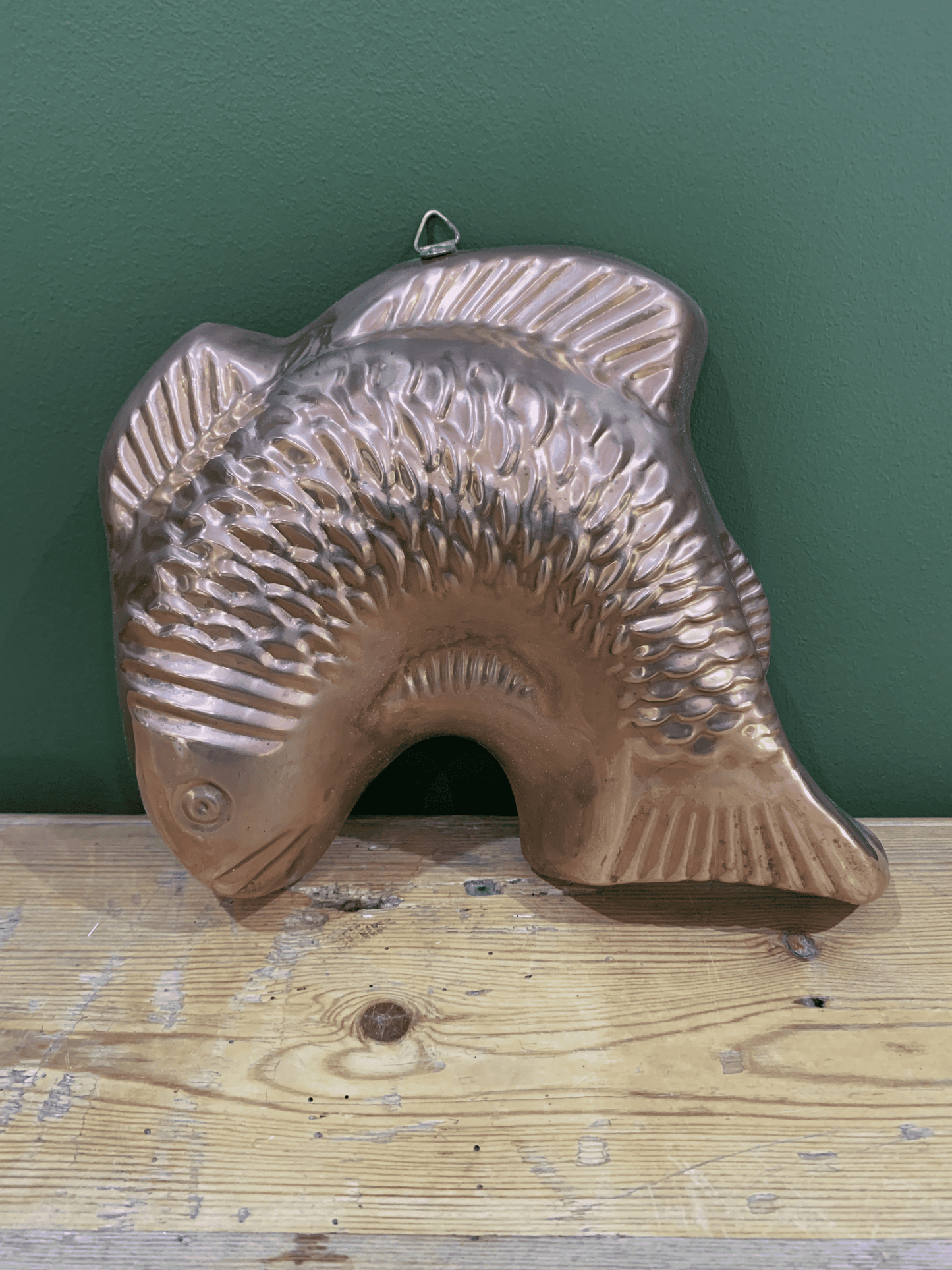 Creative Mastery: Vintage Copper Trout Mousse Mould