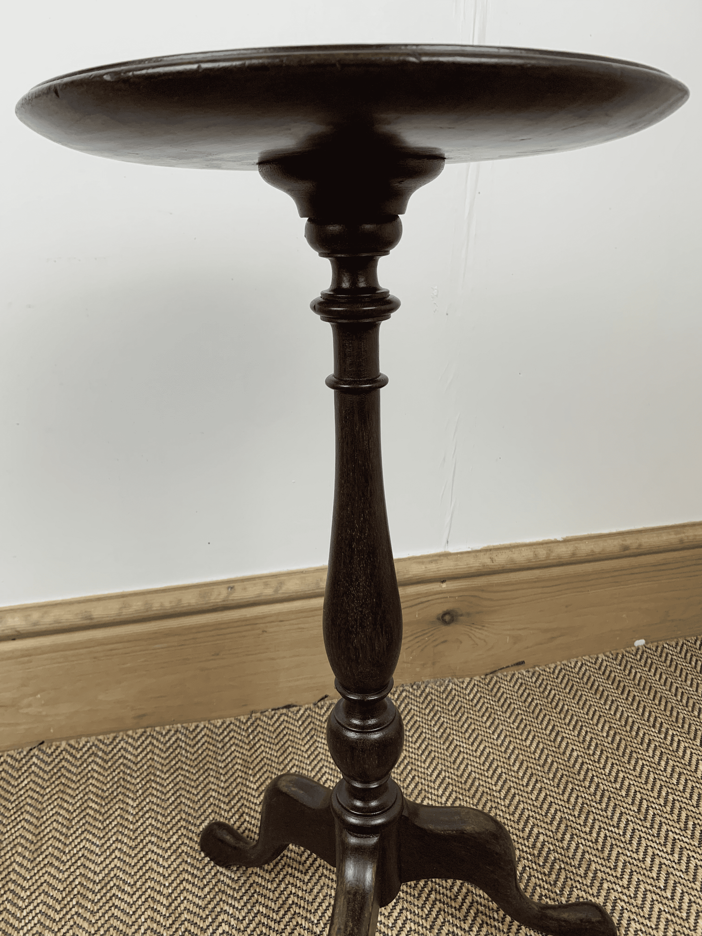 Sophisticated Charm: Edwardian Tall Wine Table for Wine Connoisseurs