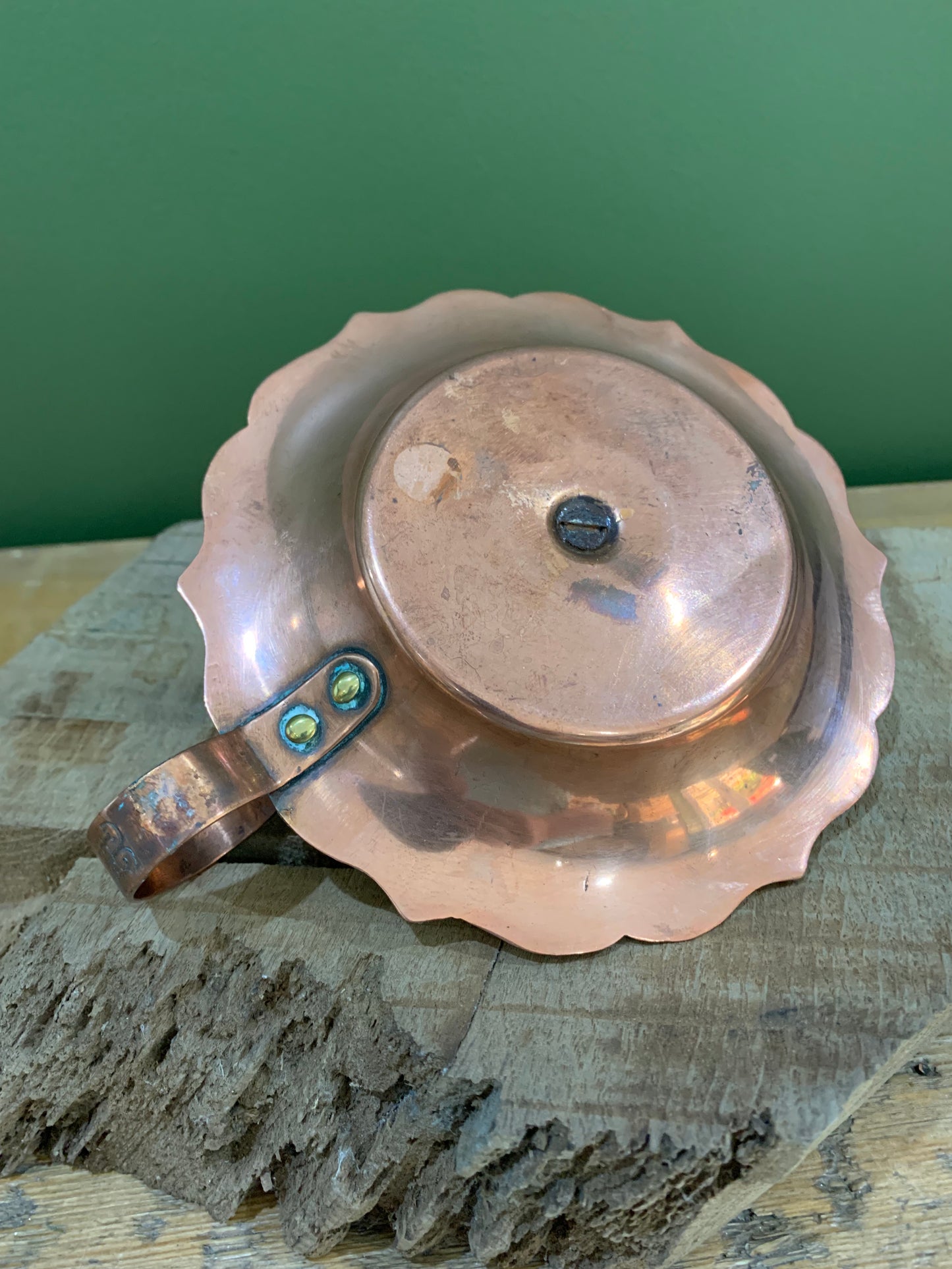Antique Victorian Copper Candle Holder - Timeless Elegance and Vintage Charm