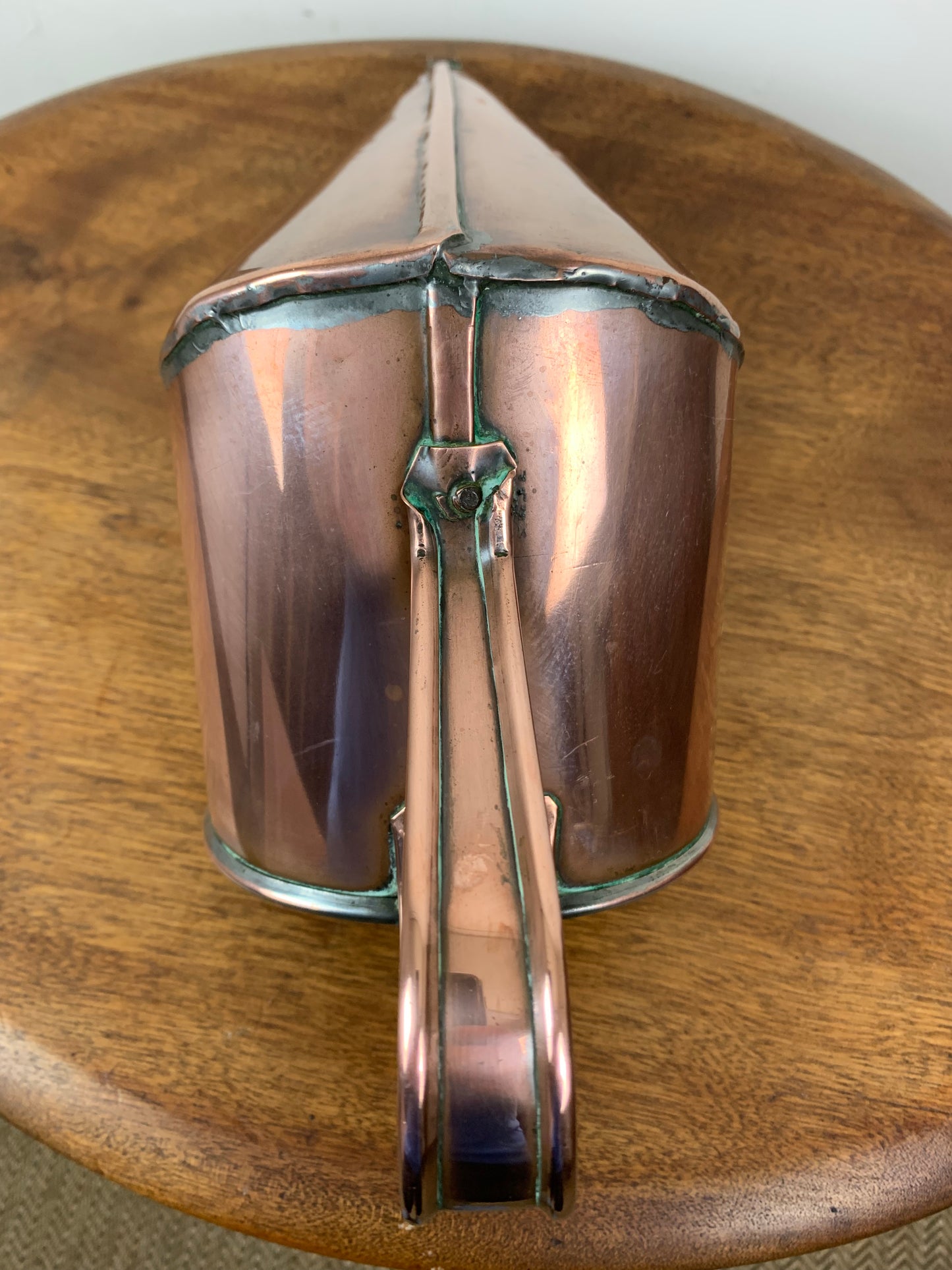 Victorian Copper Ale Slipper: Vintage Charm for Beer Connoisseurs