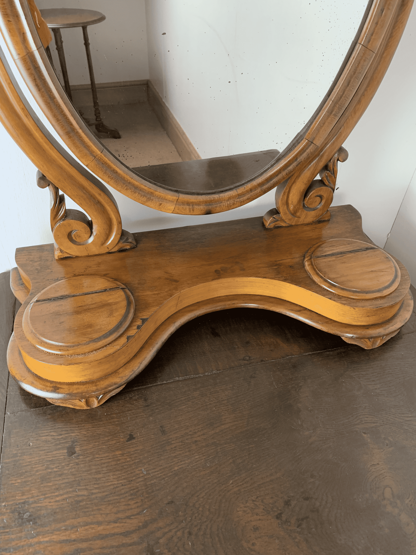 Preserving Heritage: Oval Mirror with History