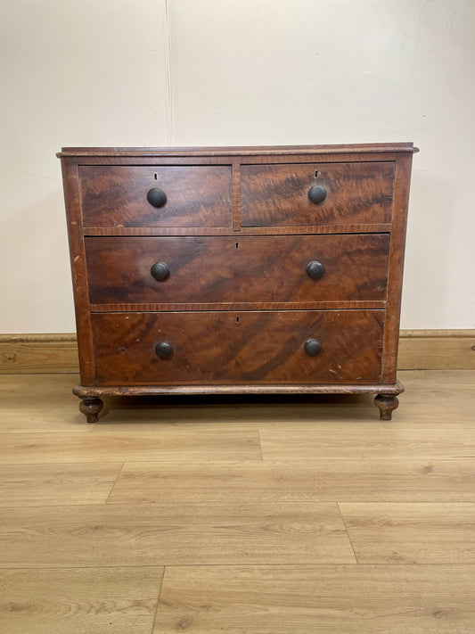 antique-victorian-painted-pine-chest-of-drawers
