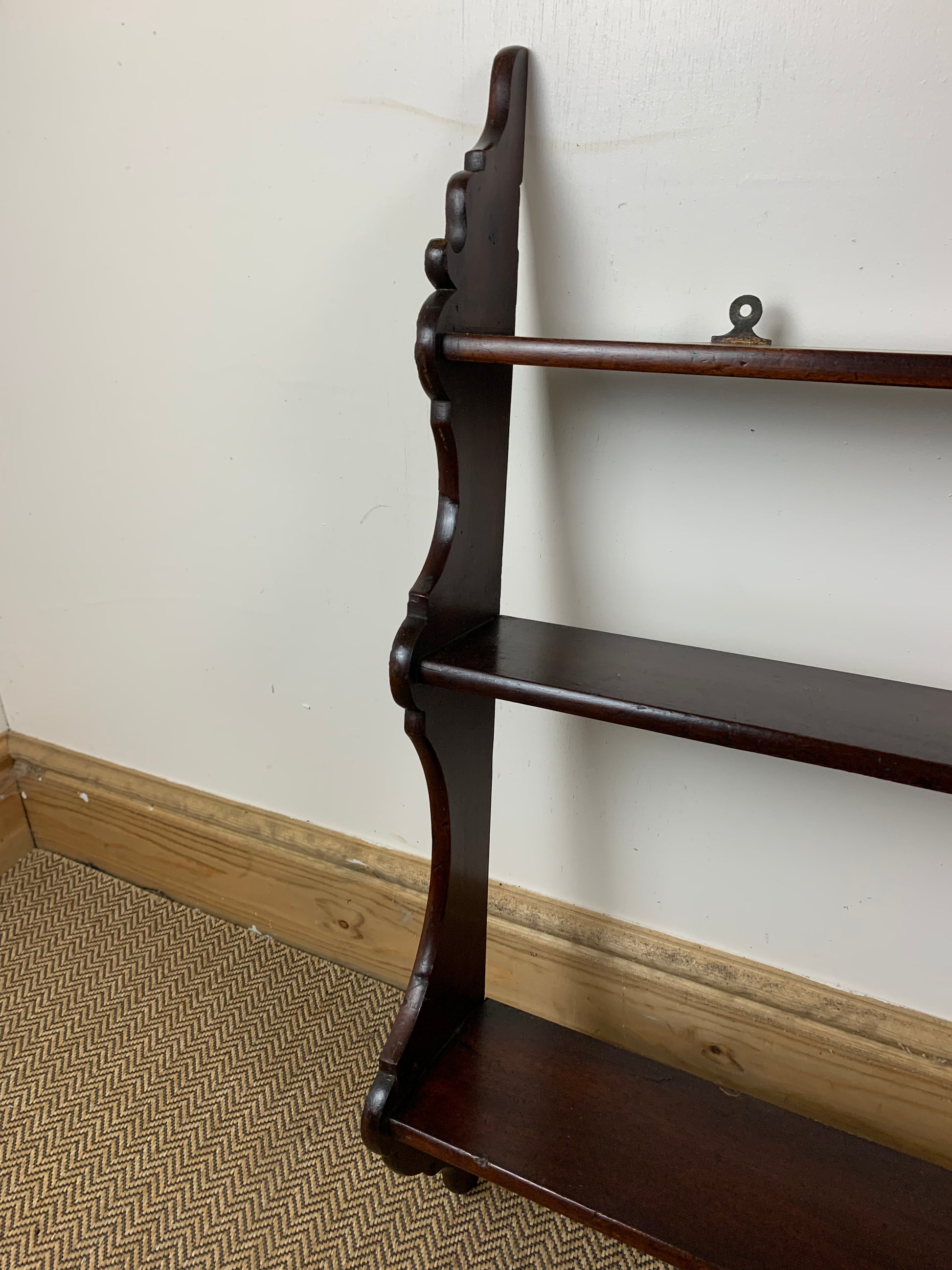 victorian-mahogany-waterfall-shelves