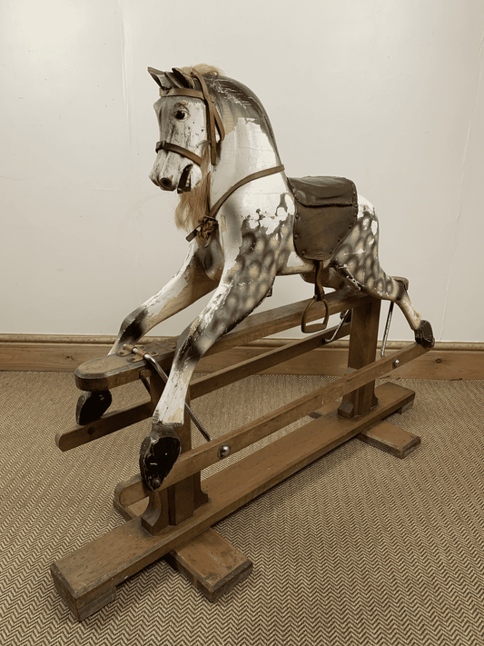 1940s Leeway Rocking Horse: Nostalgic Delight for Children and Collectors